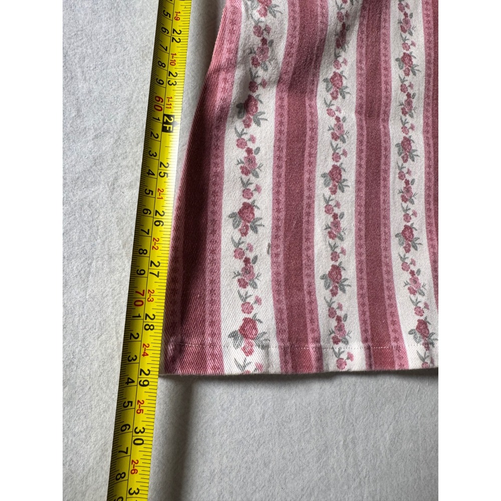 Altar State Womens XXS Flared Pants Floral Stripe High Rise - Picture 7 of 11